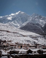 Snowfall Brings Relief to Farmers Amidst Prolonged Drought in Rukum East and Mustang